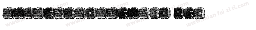 universcondenced reg字体转换